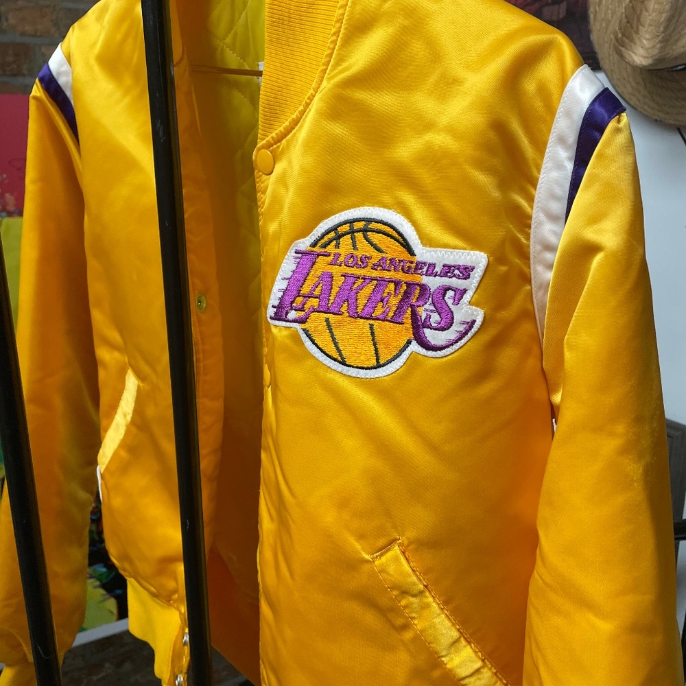 Vintage Starter Lakers bomber jacket